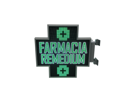 Cruce farmacie model PROGRAMABIL 700mm x 700mm LED-uri RGB P3 [1]