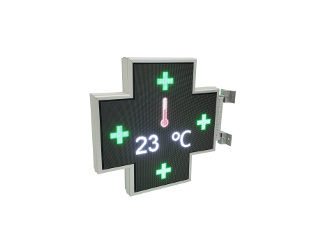 Cruce farmacie model PROGRAMABIL 700mm x 700mm LED-uri RGB P3 [12]