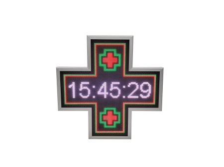 Cruce farmacie model VITRINA 650mm x 650mm LED-uri RGB P6 [4]