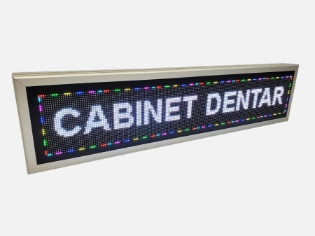 Reclama luminoasa LED 1050mm x 250mm P5 pentru CABINETE STOMATOLOGICE