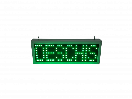 Reclama luminoasa LED 545mm x 200mm model DESCHIS LED-uri verzi