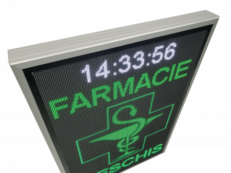 Reclama luminoasa LED 730mm x 1050mm P5 pentru FARMACIE [5]