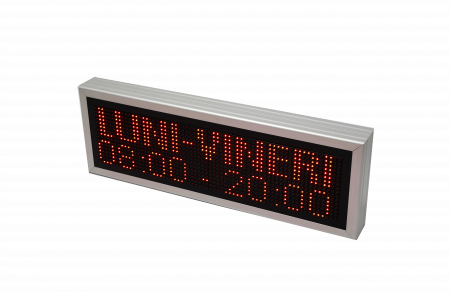 Reclama luminoasa LED INCHIS / DESCHIS 730mm x 250mm leduri ROSII [4]