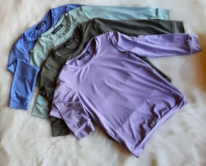 Pijama / set de joaca bambus lila [2]