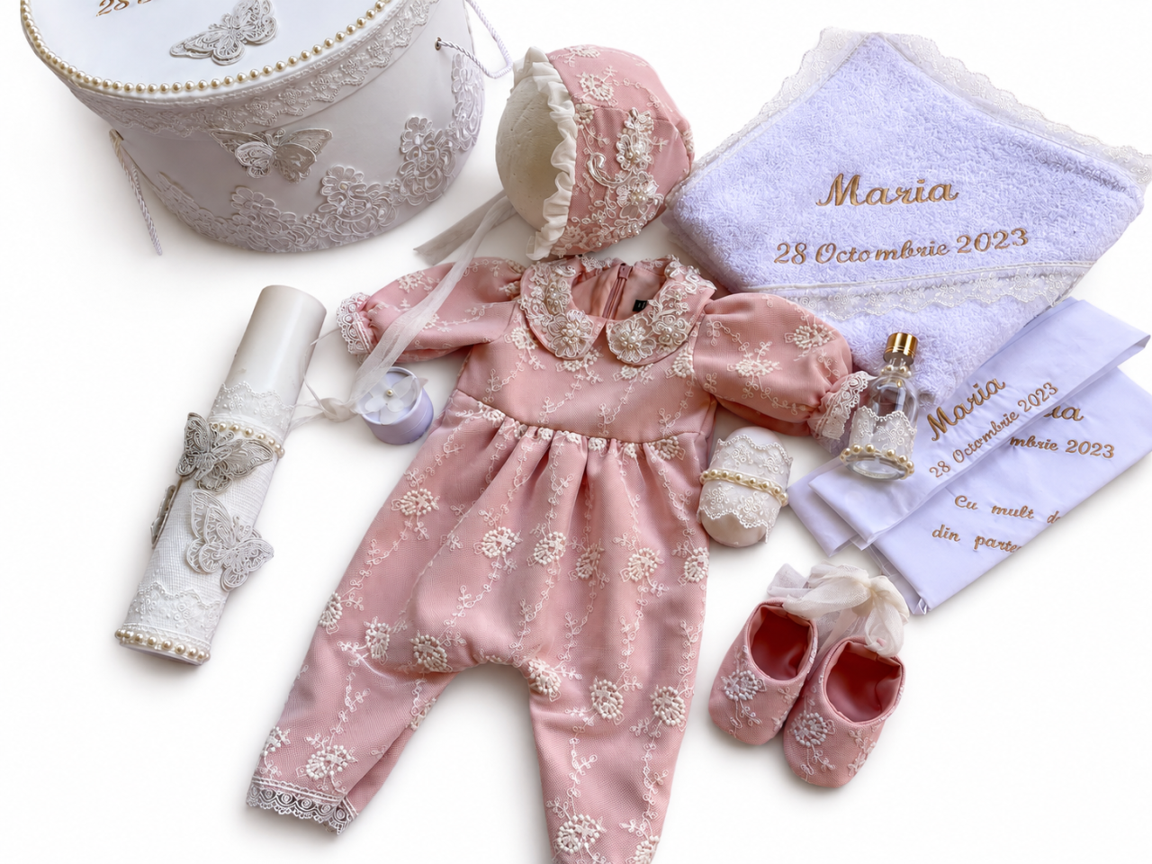 Set trusou botez personalizat Amaryllis [2]