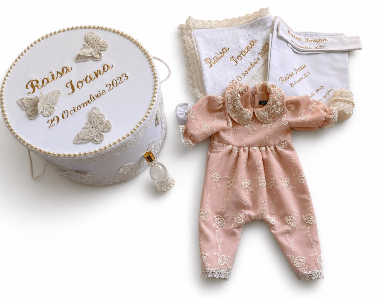 Set trusou botez personalizat Amaryllis [3]