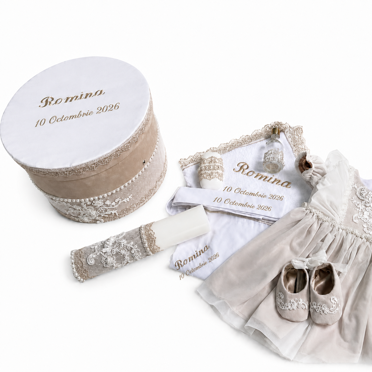 Set trusou botez personalizat Lucia [2]