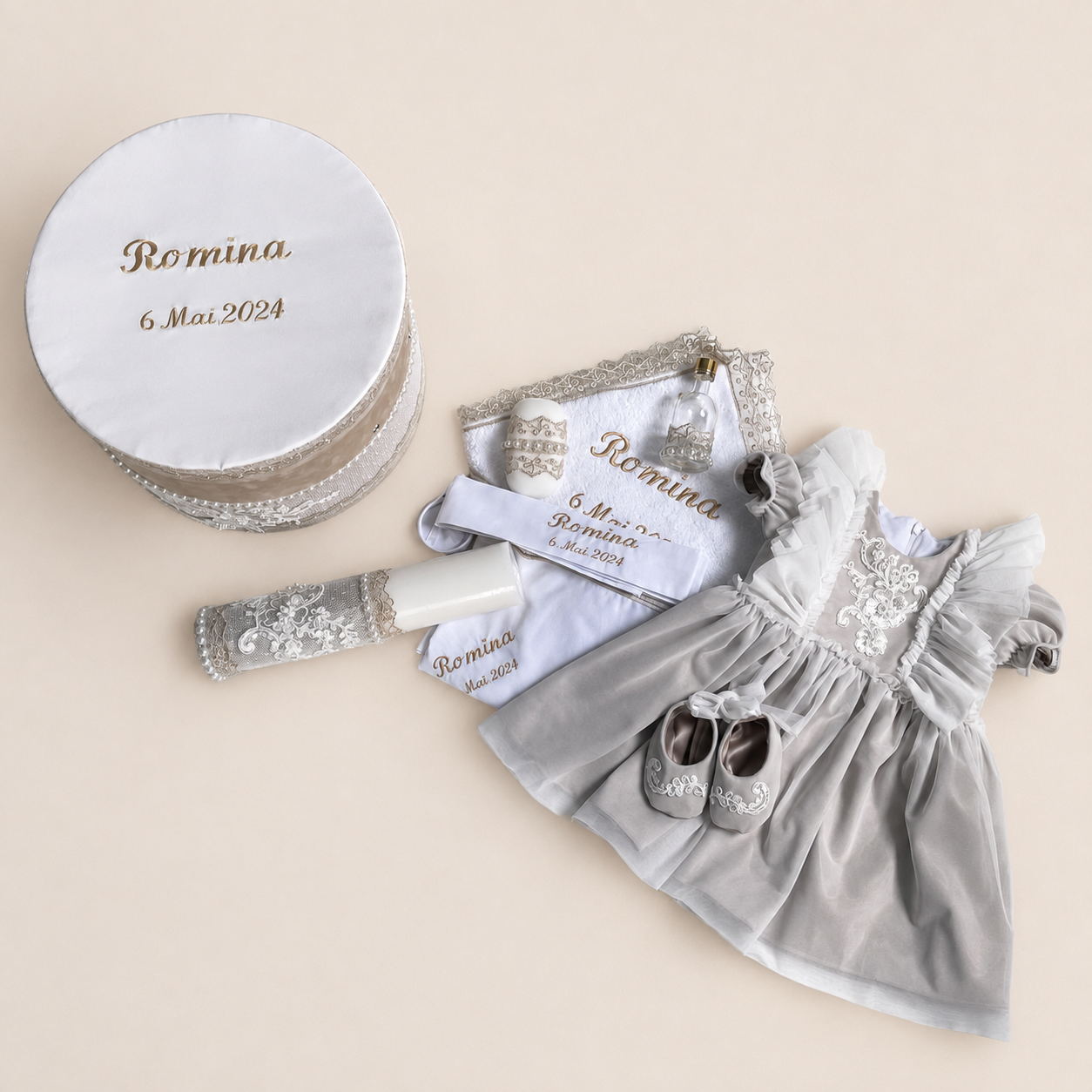 Set trusou botez personalizat Lucia [3]