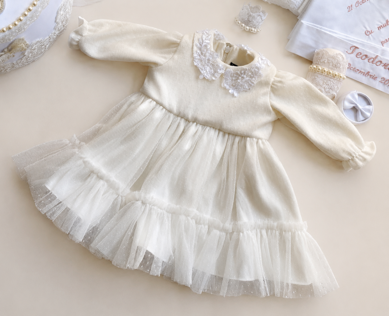 Set trusou botez personalizat Victoria [3]