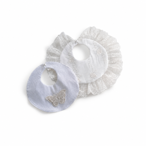 Accesorii botez fetite - Bavete elegante