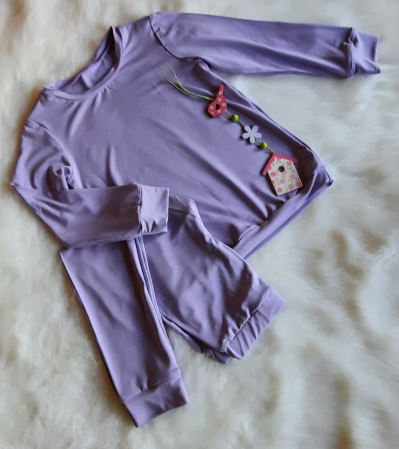 Pijama / set de joaca bambus lila [0]
