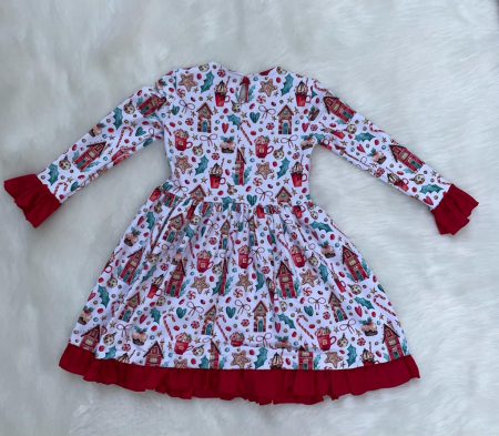 Rochita bumbac organic multicolor XMas Magic [1]