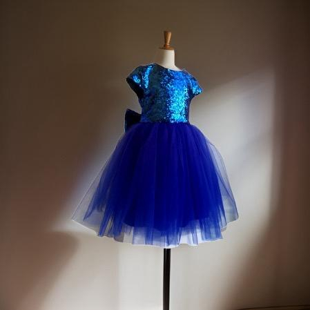 Rochita Crystal Ines din material paietat si tul [4]