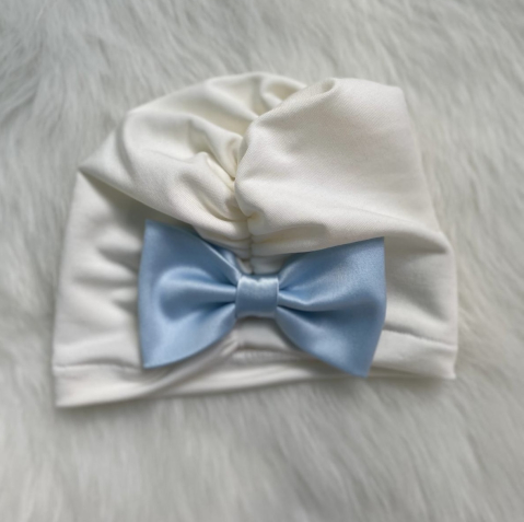 Rochita Anisia - bleu cu fundita alba [2]