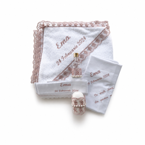 Trusouri botez fetite - Trusou botez crem
