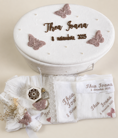 Trusou Botez Premium din Muselină și Catifea – Crystalines [2]