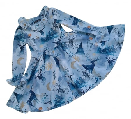 Rochii bumbac organic - XMas Blues