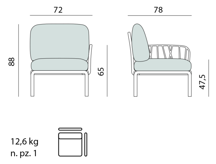 Komodo Elemento Terminale DX/SX [5]