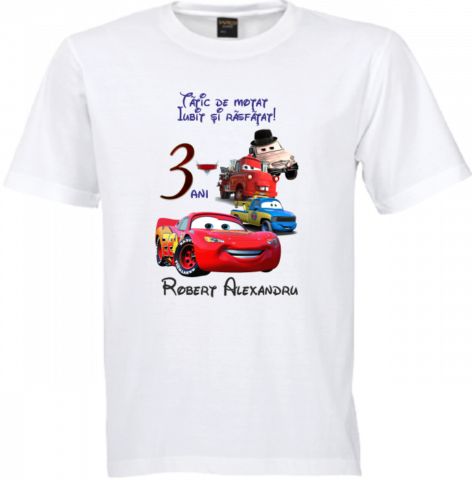 Tricouri Cars pentru copii – Fulger McQueen te așteaptă! [3]