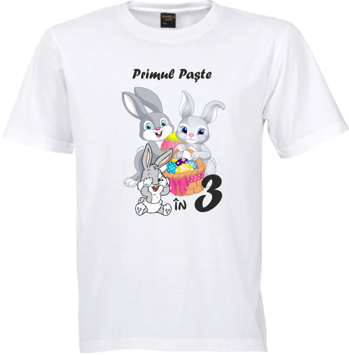 Tricou „Iepuraș” – Model Special Paște 100% Bumbac [3]