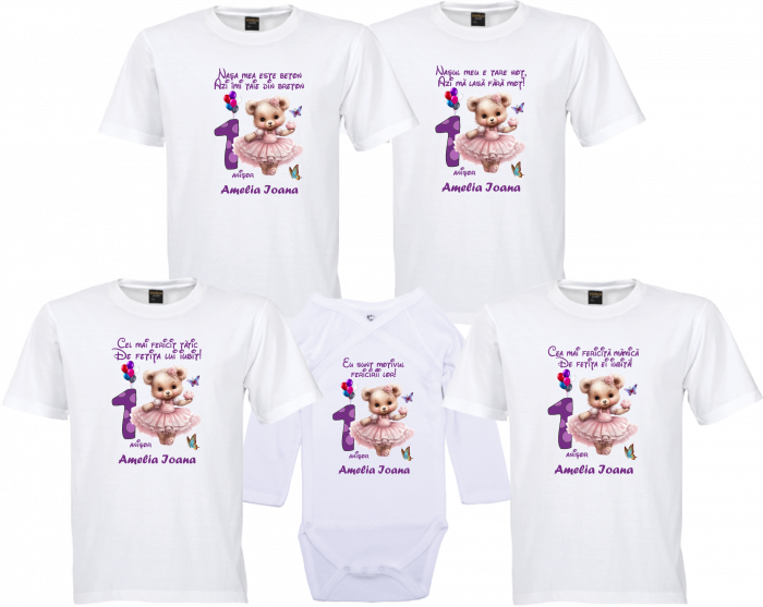 Aniversări Speciale cu Tricouri Personalizate cu Ursuleți [1]