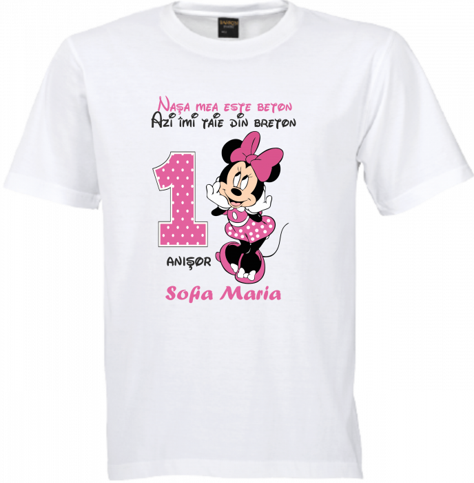 Cadoul Perfect pentru Moț – Minnie, tricouri personalizate [6]