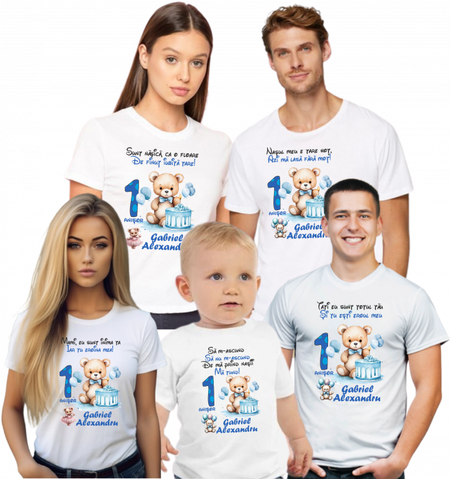 Cadoul Perfect: Tricou Personalizat cu Ursuleți [2]