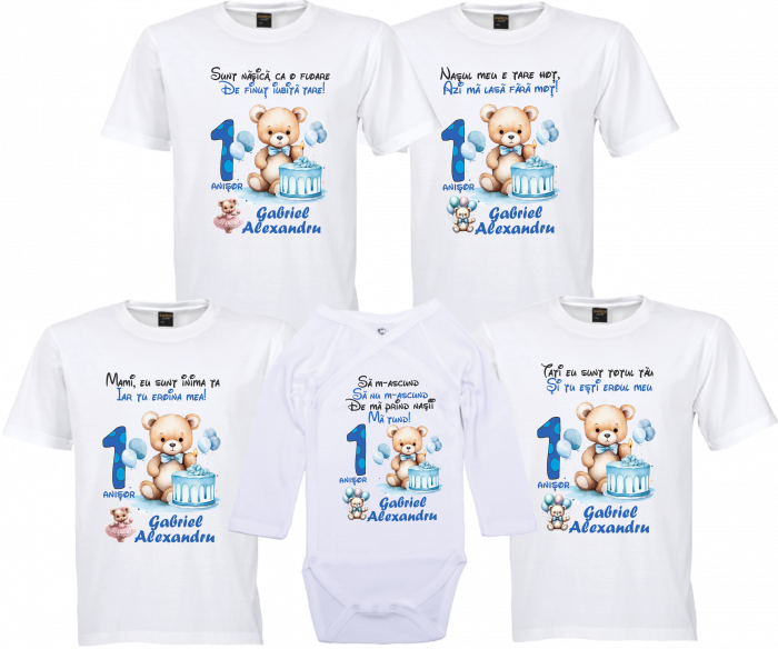 Cadoul Perfect: Tricou Personalizat cu Ursuleți [1]
