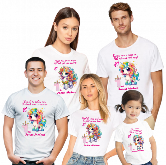 Moț cu Unicorni – Tricouri pentru o fetiță adorabilă [2]