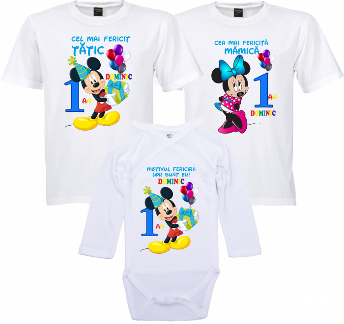 Moțul perfect cu tricouri personalizate cu Mickey [1]