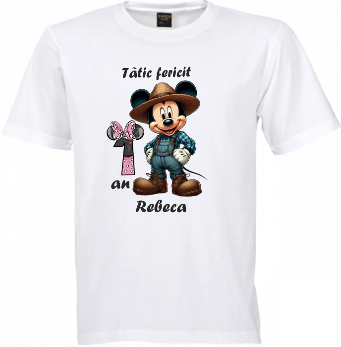 Primul moț cu Minnie – Tricou adorabil pentru sărbătorită [3]
