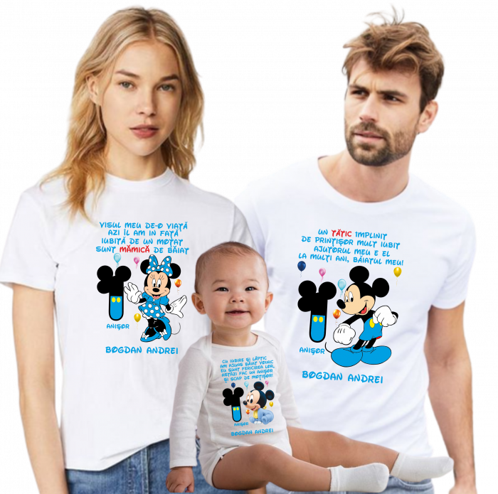 Primul moț cu Minnie - Tricouri personalizate pentru mămici și copii [2]