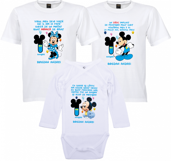 Primul moț cu Minnie - Tricouri personalizate pentru mămici și copii [1]