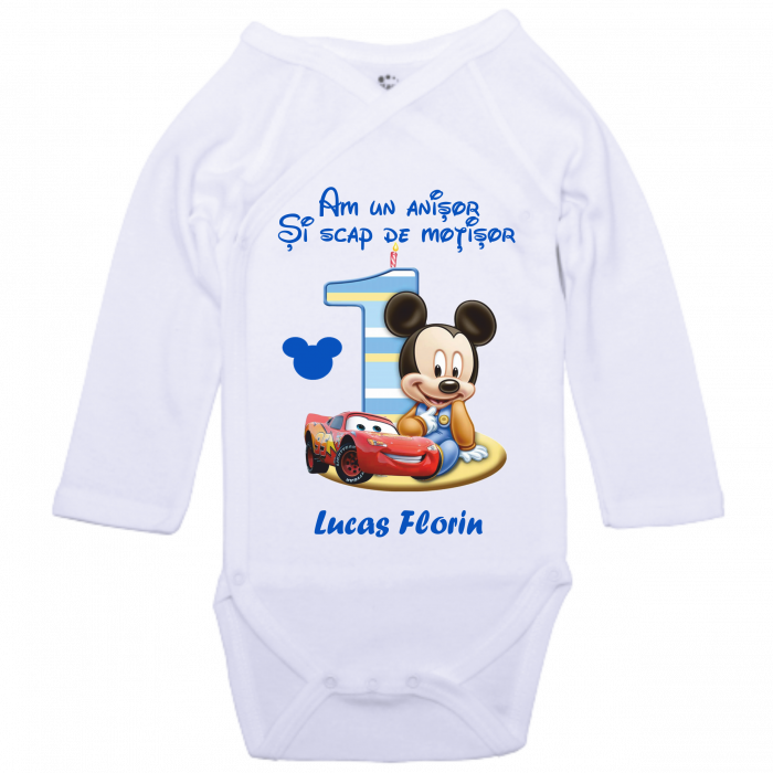 Primul moț cu stil! Tricou cu Mickey personalizat [5]