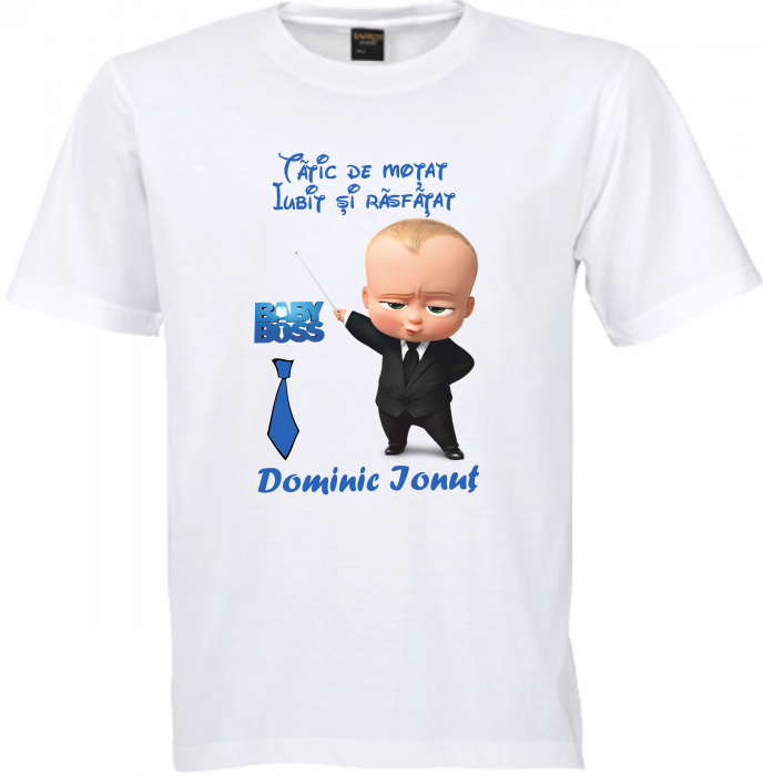 Primul Moț cu Stil – Tricouri Baby Boss Personalizate [3]
