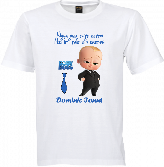 Primul Moț cu Stil – Tricouri Baby Boss Personalizate [7]