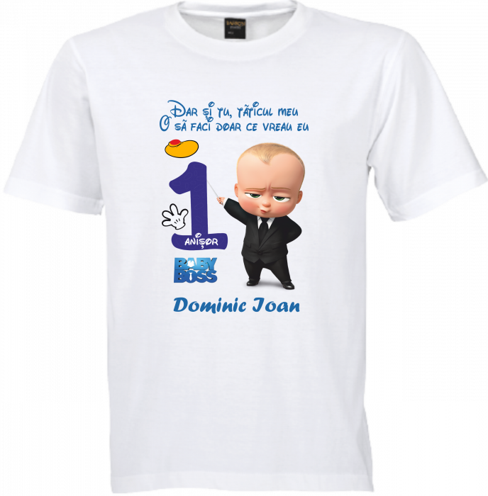 Super cadou: Tricou Baby Boss – Calitate și originalitate! [4]