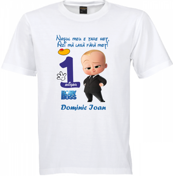 Super cadou: Tricou Baby Boss – Calitate și originalitate! [6]