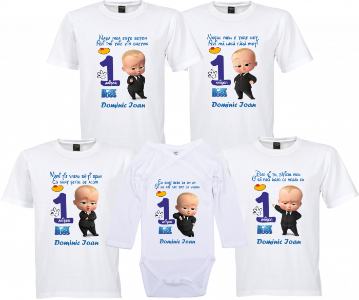 Super cadou: Tricou Baby Boss – Calitate și originalitate! [1]
