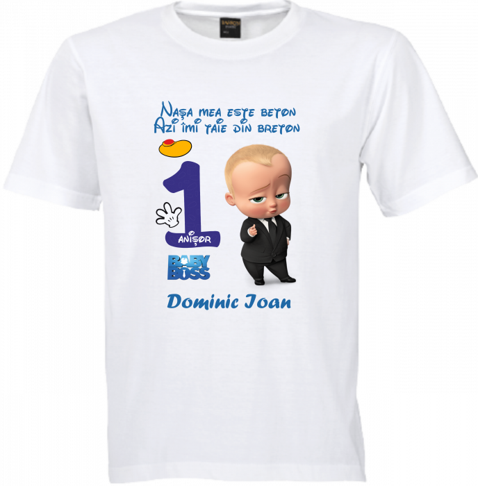 Super cadou: Tricou Baby Boss – Calitate și originalitate! [7]