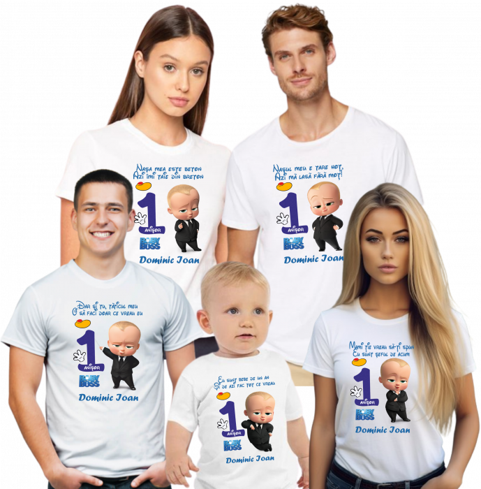 Super cadou: Tricou Baby Boss – Calitate și originalitate! [2]