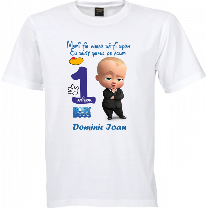 Super cadou: Tricou Baby Boss – Calitate și originalitate! [3]