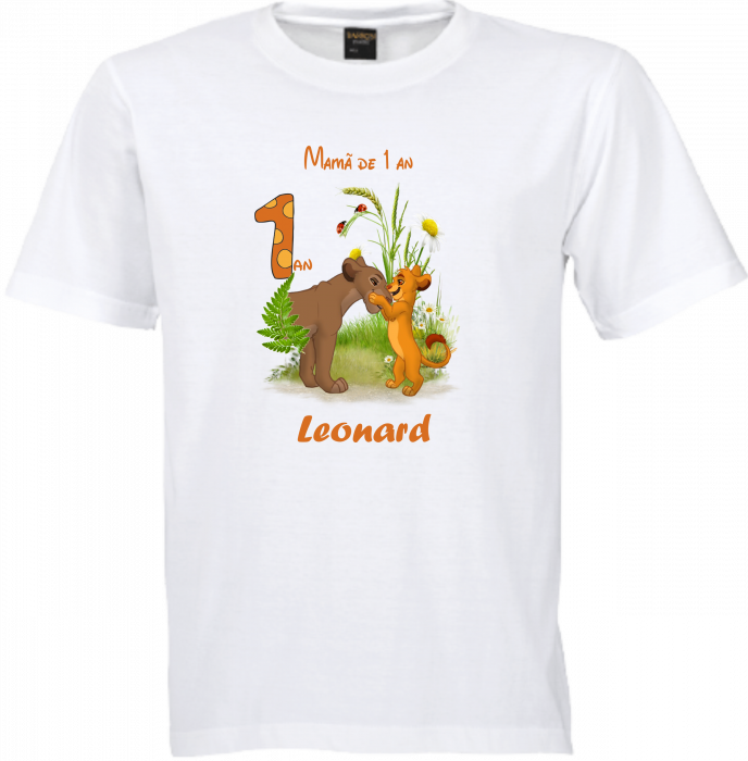 Tricou de Moț Cu Simba  din „Regele Leu”, pentru băieței aventurieri [4]