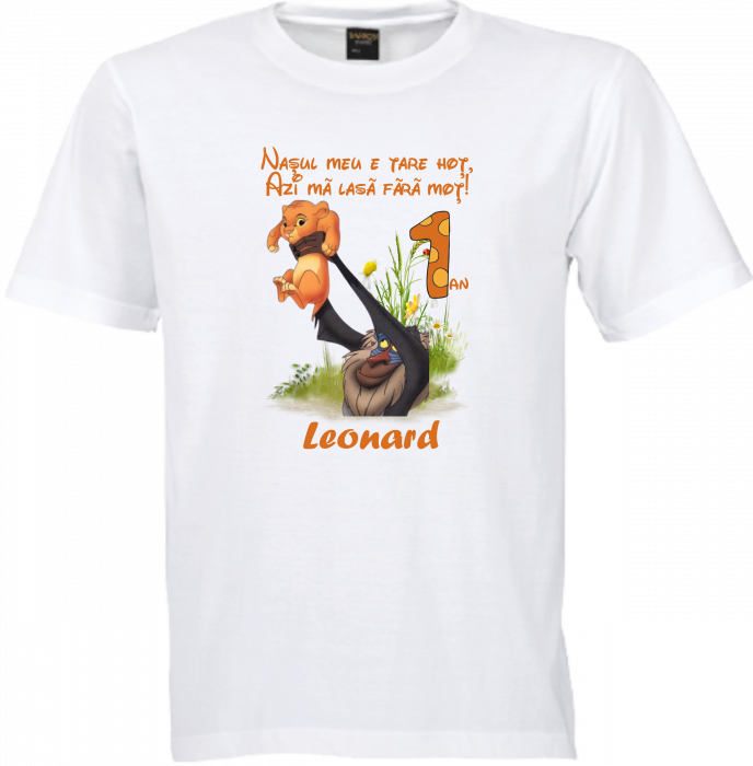 Tricou de Moț Cu Simba  din „Regele Leu”, pentru băieței aventurieri [6]