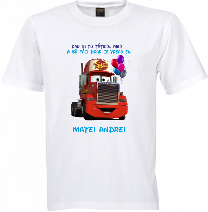 Tricou Personalizat Fulger McQueen – Aventură la fiecare purtare! [3]