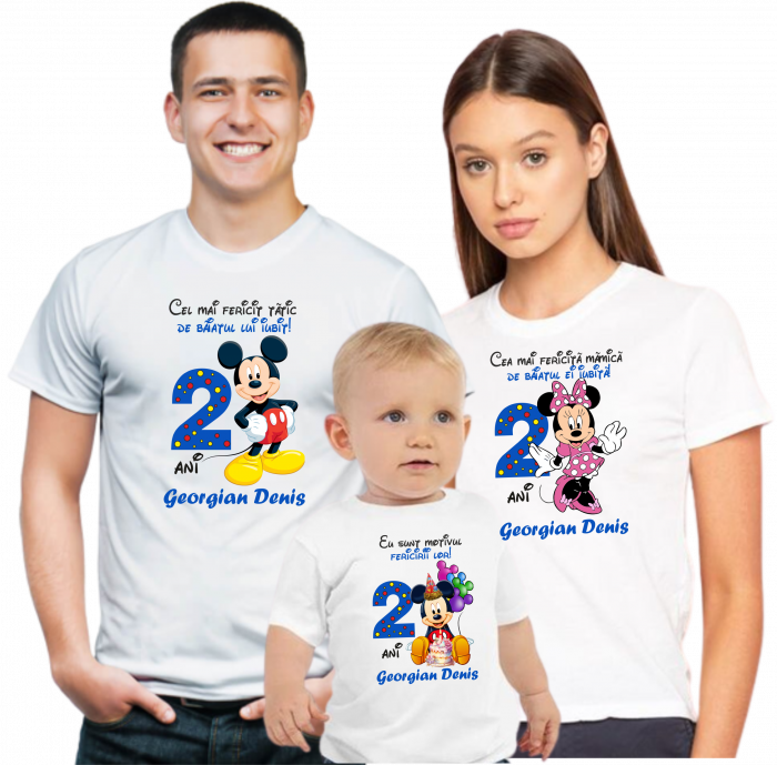 Tricouri aniversare – Mickey aduce veselia [2]