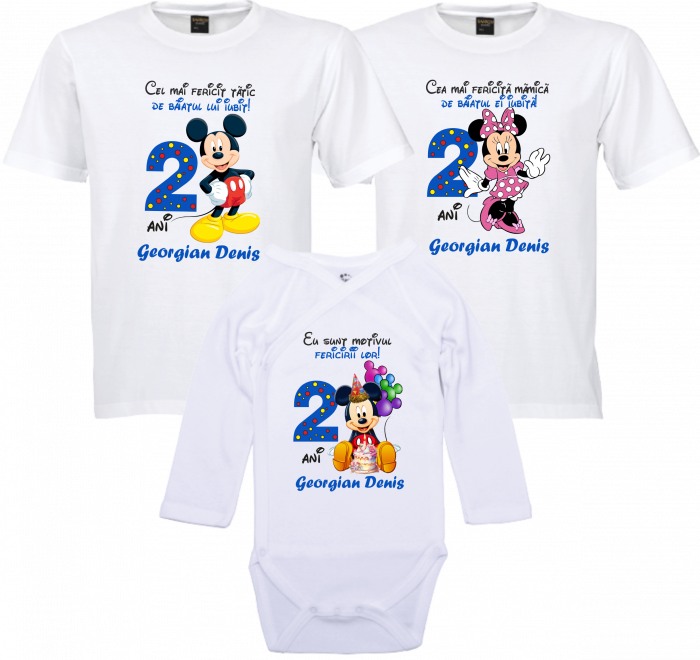 Tricouri aniversare – Mickey aduce veselia [1]