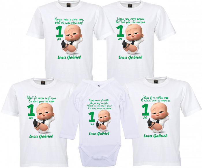 Tricouri Baby Boss – Design unic, livrare rapidă! [1]