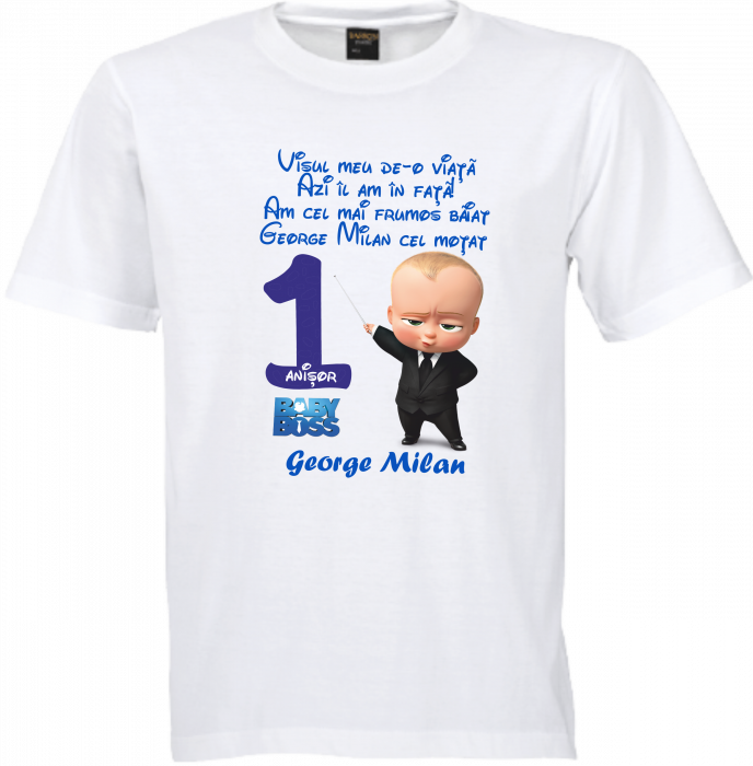 Tricouri Baby Boss personalizate cu Imagini Drăguțe [3]