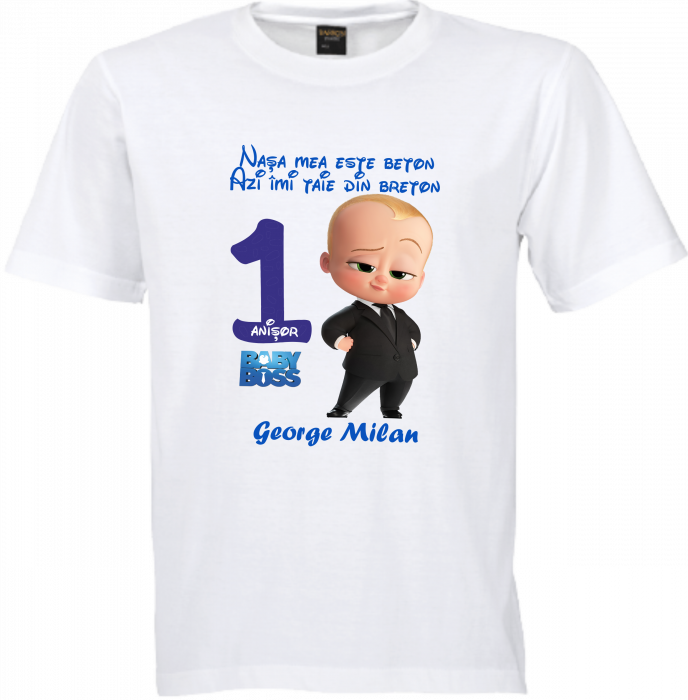 Tricouri Baby Boss personalizate cu Imagini Drăguțe [6]